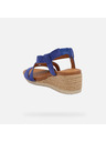 Geox Blaue Damen-Sandalen Geox Ischia Corda