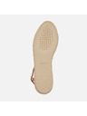Geox Hellbraune Damen-Sandalen Geox D Lampedusa