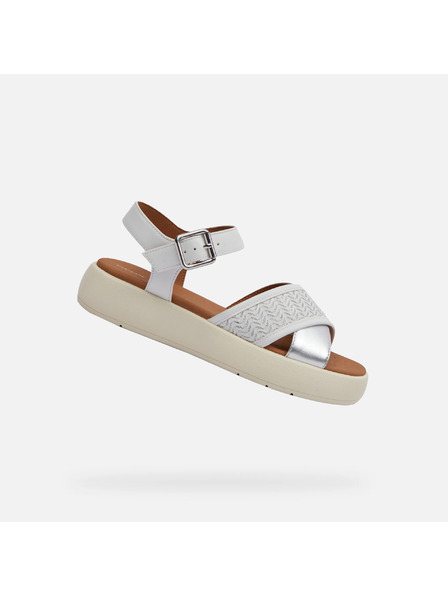 Geox Weiße Damen-Sandalen Geox Camalei