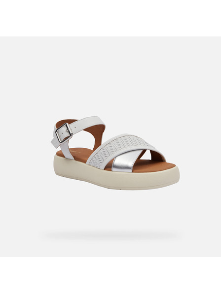 Geox Weiße Damen-Sandalen Geox Camalei