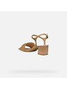 Geox Beige Damen-Sandalen Geox Neeraklia 50