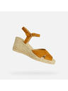 Geox Gelbe Damen-Sandalen Geox Gelsa Low