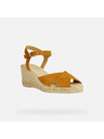 Geox Gelbe Damen-Sandalen Geox Gelsa Low