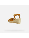 Geox Gelbe Damen-Sandalen Geox Gelsa Low