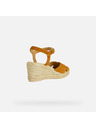 Geox Gelbe Damen-Sandalen Geox Gelsa Low
