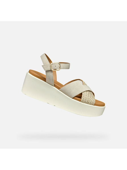 Geox Beige Damen-Sandalen Geox XAN2.2S