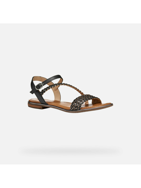 Geox Schwarze Damen-Sandalen Geox Sozy Plus
