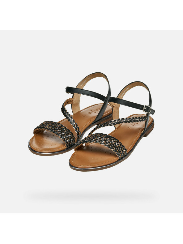 Geox Schwarze Damen-Sandalen Geox Sozy Plus