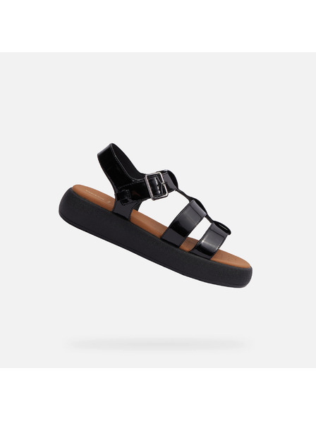Geox Schwarze Damen-Sandalen Geox Camalei