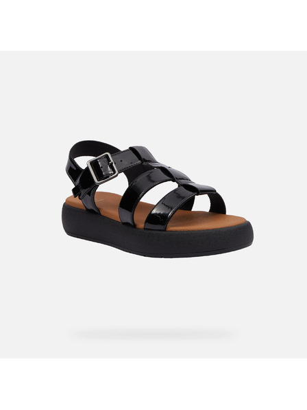 Geox Schwarze Damen-Sandalen Geox Camalei