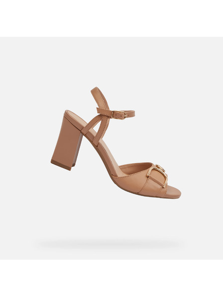 Geox Beige Geox Neeraklia 80 Damensandalen