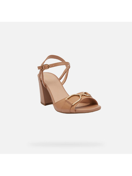 Geox Beige Geox Neeraklia 80 Damensandalen