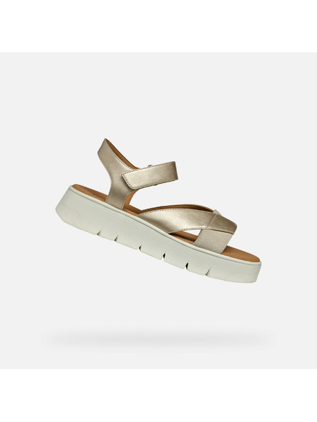 Geox Goldene Geox Dandra 40 Damensandalen