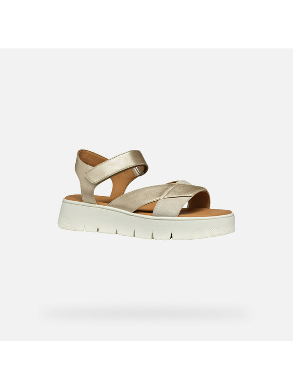 Geox Goldene Geox Dandra 40 Damensandalen