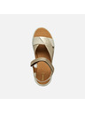 Geox Goldene Geox Dandra 40 Damensandalen