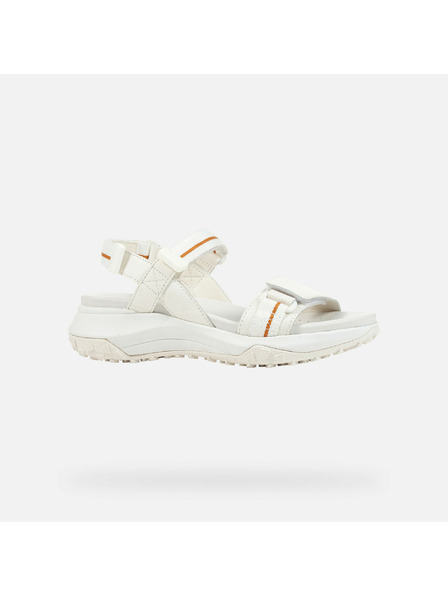 Geox Weiße Geox Sorapis + Grip Damensandalen