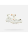 Geox Weiße Geox Sorapis + Grip Damensandalen
