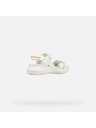 Geox Weiße Geox Sorapis + Grip Damensandalen