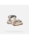 Geox Graue Geox Sorapis + Grip Damensandalen