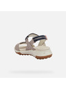 Geox Graue Geox Sorapis + Grip Damensandalen