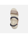 Geox Graue Geox Sorapis + Grip Damensandalen