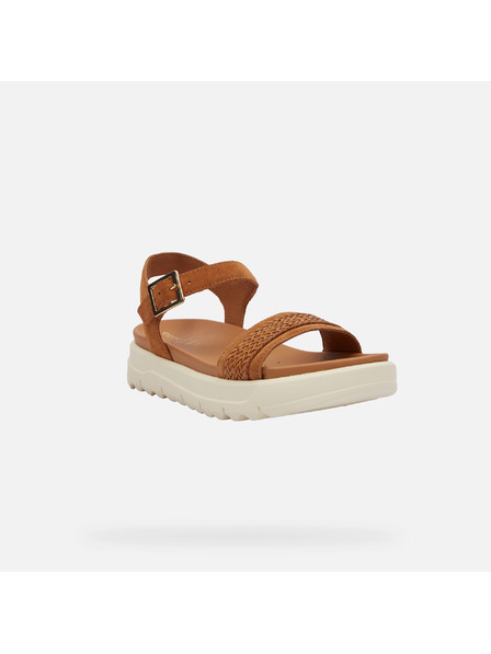 Geox Braune Geox Xand 2.1S Damensandalen