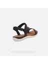 Geox Schwarze Geox Vega Damensandalen