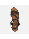Geox Schwarze Geox Vega Damensandalen