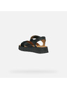Geox Schwarze Geox Dandra 40 Damensandalen