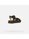 Geox Schwarze Geox Dandra 40 Damensandalen