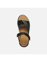 Geox Schwarze Geox Dandra 40 Damensandalen