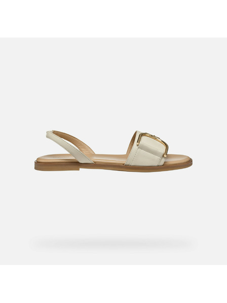 Geox Cremeweiße Geox Naileen Damensandalen