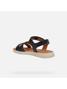Geox Schwarze Geox Dandra Damensandalen