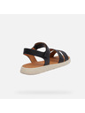 Geox Schwarze Geox Dandra Damensandalen