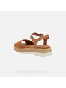 Geox Braune Geox Eolie Damensandalen