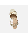 Geox Cremeweiße Geox Neeraklia 80 Damensandalen