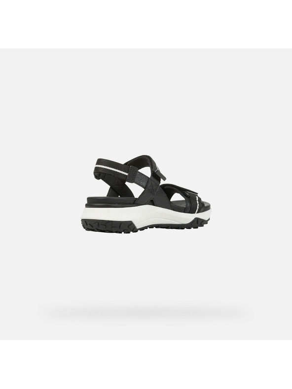 Geox Schwarze Geox Sorapis + Grip Damensandalen