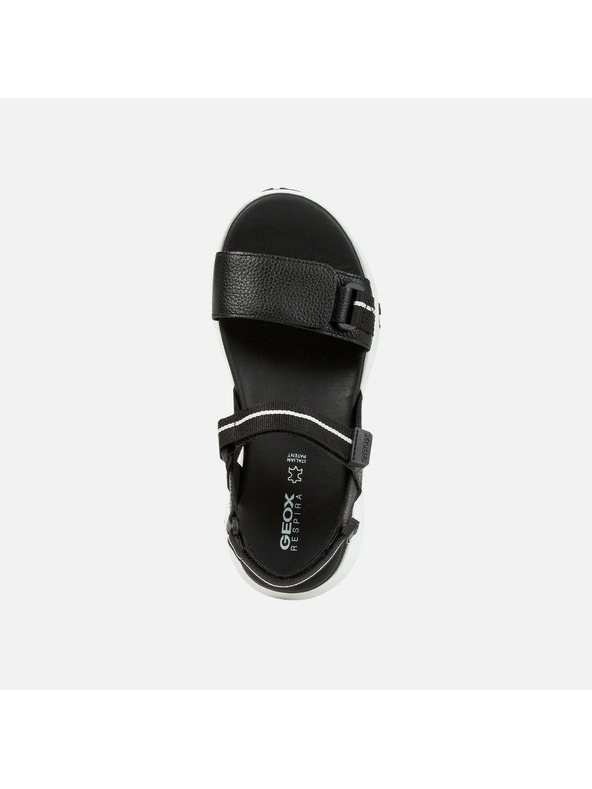 Geox Schwarze Geox Sorapis + Grip Damensandalen