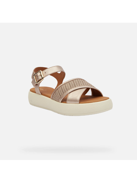Geox Cremeweiße Geox Camalei Damensandalen