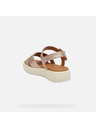 Geox Cremeweiße Geox Camalei Damensandalen