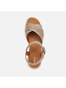 Geox Cremeweiße Geox Camalei Damensandalen