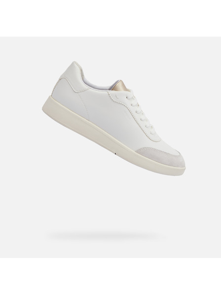 Geox Weiß Damen Geox Meleda Turnschuhe