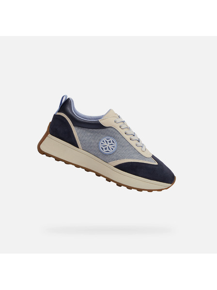 Geox Dunkelblau Geox Amabel Damen Turnschuhe