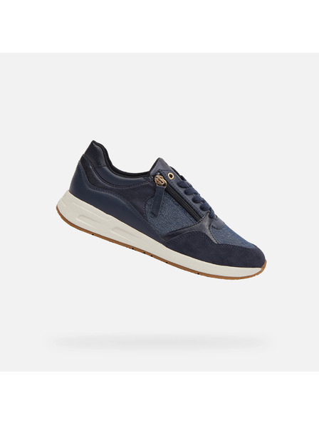 Geox Dunkelblau Damen Geox Bulmya Turnschuhe