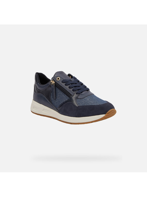 Geox Dunkelblau Damen Geox Bulmya Turnschuhe