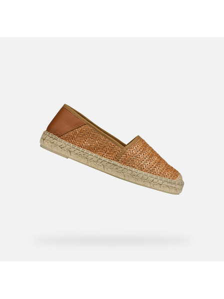 Geox Hellbraune Damen-Espadrilles Geox Lampedusa