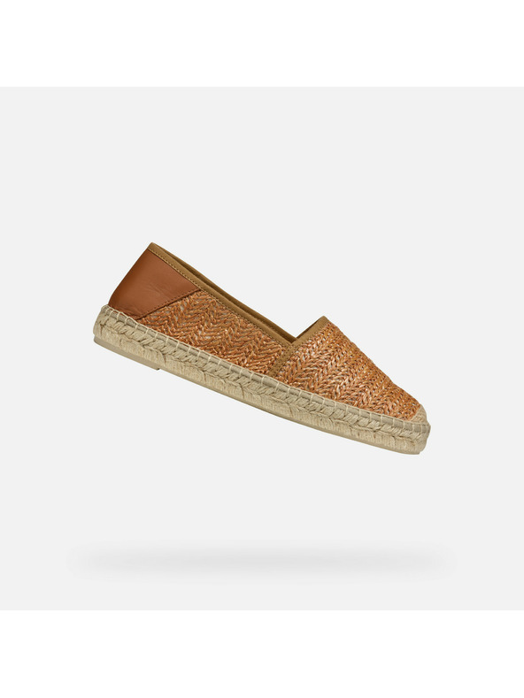 Geox Hellbraune Damen-Espadrilles Geox Lampedusa
