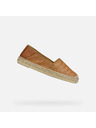 Geox Hellbraune Damen-Espadrilles Geox Lampedusa