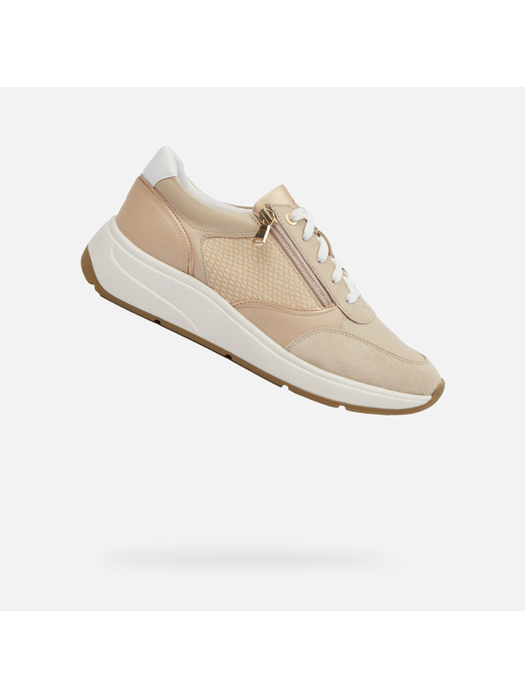 Geox Beige Damen-Sneaker Geox Cristael