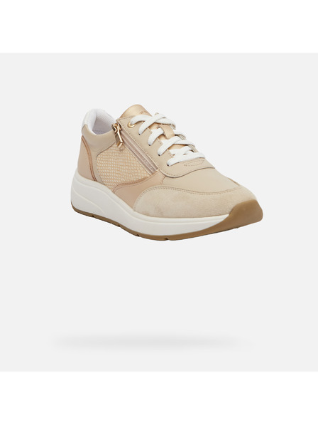 Geox Beige Damen-Sneaker Geox Cristael